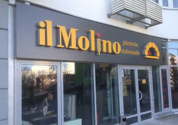 ILMOLINO pizza restaurant.